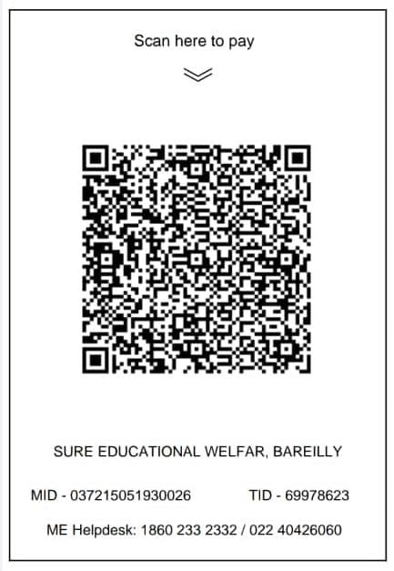 QR Code for Bank Transfer